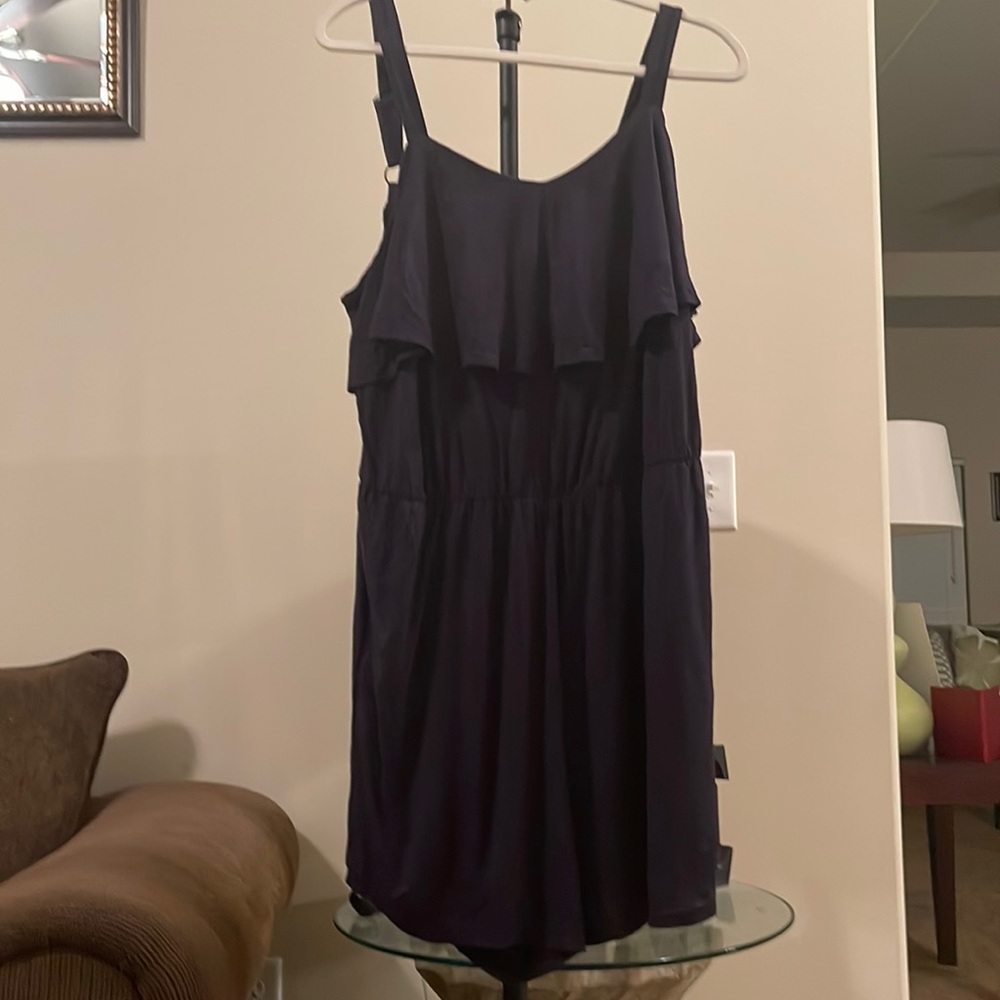 Navy Romper
